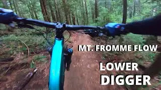 Mountain Biking Lower Digger on Mt. Fromme // North Shore Vancouver