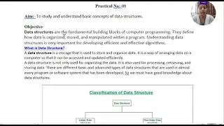 Basics of Data Structure