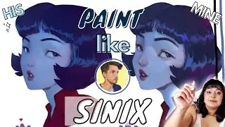 🤯 SINIX DESIGN TUTORIAL | @sinixdesign Style Study (How To Paint Stylized Character Art!) 😱