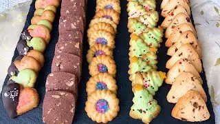 バター1箱で5種類のクリスマスクッキー🎄【ダイソー】アドベントカレンダーと【SHEIN】ベーキングガン