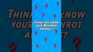 🧠🐊 Emoji Challenge: Brainrot Animals Edition ☕|Quiz Ostrich🦩