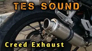 // TES SOUND // Kenalpot CREED EXHAUST Honda CB150R