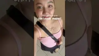 sharing how to get to chatuchak market via mrt/bts! and the things i bought as well 🫶🏻 #dailyvlog