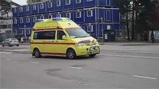 Helsink i- Meilahti hospital area -Ambulance  traffic