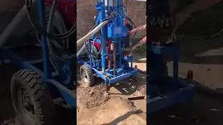 22HP Diesel Water Well Drilling Machine Agriculture Digging Holes with 100m Drill Rods