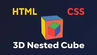 Stunning 3D Rotating Nested Cube with Vibrant Colors and Smooth Animations