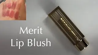 Merit Lip Blush Lipstick Swatches and Review! My Lips but...a different color? #meritbeauty