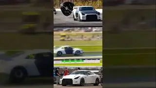 First 6second pass for white T1 GTR! #nyce1s #automobile #shorts #car #cars #gtr #dragracing