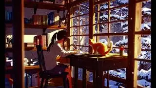 Cozy Lofi Study Music ~ Chill Vibes with City View & Relaxing Beats for Focus