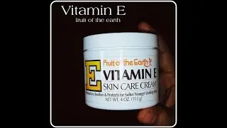Vitamin E Cream | fruit of the earth | Skin Care | Best Moisturizer | Review
