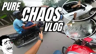 Bike Ride Gone Wrong 😂 | Unexpected Water Splash | Triumph Speed 400 