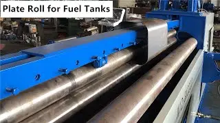 How to use plate rolling machine make &bend Inventory Tank&METAL OIL TANK,Plate Roll for Fuel Tanks