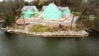 Redi-rock Retaining Wall Site Development