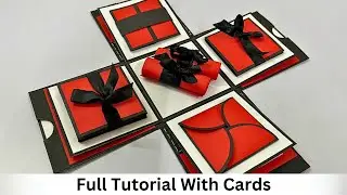 Explosion Box Tutorial | Explosion Box For Birthday | Explosion Box Ideas | Crafteholic