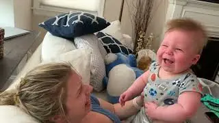 Bottled baby laughter! Try not to laugh!