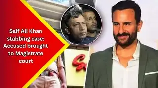 Saif Ali Khan attack case:Accused Mohammad Shariful Islam Shehzad brought to Bandra Magistrate court