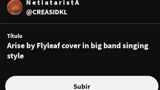 Arise by Flyleaf cover in big band singing style 