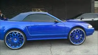 WhipAddict: Ford Mustang on Forgiato Grano 26s