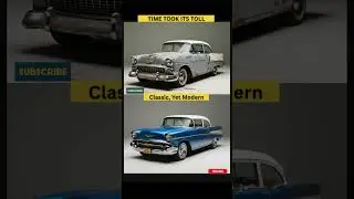 Car Chevrolet Bel Air 1957 Before & After #carmods  #shorts #shortsfeed