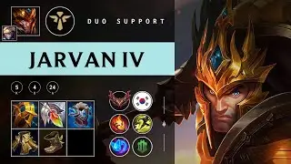 Jarvan IV Support vs Nami - KR Grandmaster Patch 25.24