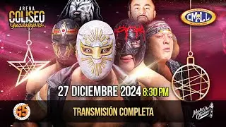 CMLL DESDE LA ARENA COLISEO DE GUADALAJARA: VIERNES / 27 DE DICIEMBRE