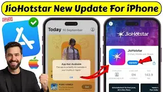 ⚡JioHotstar New Update For iPhone/iPad | JioHotstar Update Kaise Kare iPhone Me | JioHotstar Update