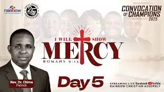 CONVOCATION OF CHAMPIONS || REV. DR. CHIMA PATRICK || DAY 5 ||  18TH DECEMBER 2025
