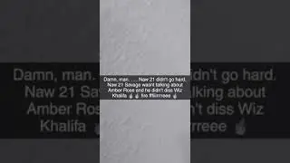 Big Sean - Pull Up N Wreck (21 Savage verse diss Wiz Khalifa) Not ClickBait