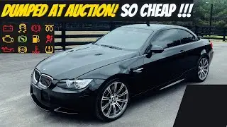 Куплю БРОШЕННЫЙ BMW M3 E93 С АУКЦИОНА! (Насколько ПЛОХО ЭТО МОЖЕТ БЫТЬ?) РОЖДЕСТВЕНСКАЯ ЁЛКА НА П...
