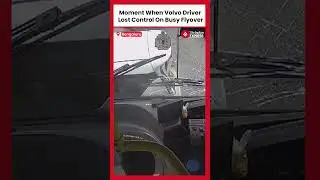 Bangalore Bus Accident: Caught On CCTV: Moment When Volvo Bus Lost Control On Busy Flyover