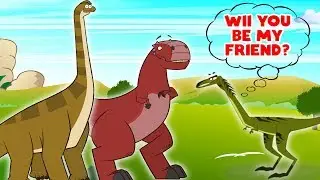 Friendly Dinosaurs | Funny Dinosaur Cartoons for Kids | Learn Dinosaur Facts | I'm A Dinosaur!!!
