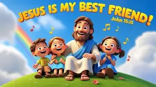 Jesus Is My Best Friend ❤️ | Kids Sing Along | Christian Bible Song for Children (John 15:15)