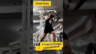 Cable Front Raise &ndash; Massive Front Delts #shorts #motivation