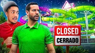 PASAMOS la NOCHE en un PARQUE DE AGUA! *Sali&oacute; mal*