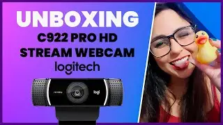 UNBOXING: C922 PRO HD STREAM #WEBCAM #LOGITECH #c922pro #stream