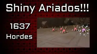 LIVE Shiny Ariados - 1637 Horde Encounters [Twitch Highlight]