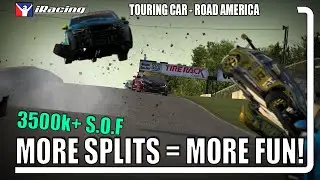 More Splits, More Fun! We Deserve Top Split! | iRacing Touring Car Challenge Open at Road America