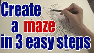 How to Draw a Maze [Three easy steps]