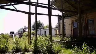 Foynes Railway Station in Disrepair. County Limerick, Ireland.
