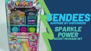 Vendees Surprise DIY Dispenser  Sparkle Power Unboxing Review | TadsToyReview