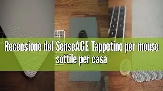Recensione del SenseAGE Tappetino per mouse sottile per casa/ufficio, portatile, per computer e lapt