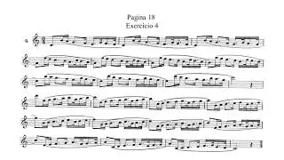 M&eacute;todo para Saxofone Amadeu Russo Pagina 18 Li&ccedil;&atilde;o 4