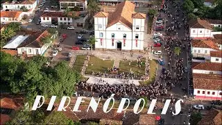 PIRENÓPOLIS - GO,  O DRONE VISITA CIDADE E ACOMPANHA CAVALHADA