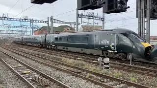 GWR 8000015 & 8000019 9:21AM SERVICE FROM CARMARTHEN TO LONDON PAD ARRIVING @ CARDIFF CENT PLAT 2.