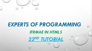 HTML 5 tutorials for beginners in Urdu Hindi (22nd tutorial) iframe in HTML5