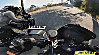 Pulsar 150 vs Pulsar 180 BS3✊🏻💨| Crazy + Hyper Sunday Ride Hamirpur🦍| Top Speed🏴&zwj;☠️