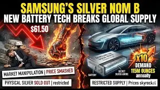Samsung&rsquo;s New Battery requires 1kg of Silver PER CAR (Supply Crisis)