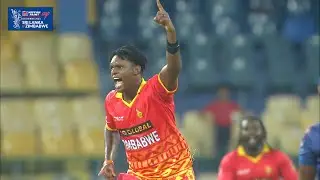 Zimbabwe Took Wickets In Regular Intervals | Sri Lanka vs Zimbabwe | Fall Of Wickets