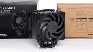 Review: Noctua NH-U12A chromax.Black, 120mm Single-Tower CPU Cooler (Black)