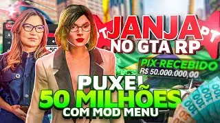 PUXEI 50 MILHÕES NO GTA RP/FIVEM DE PRIMEIRA DAMA USANDO MOD MENU - ECLYPSE MENU